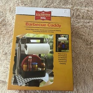 Roadhouse Barbecue Caddy NWT New in box never opened. Outdoor picnic,parties.